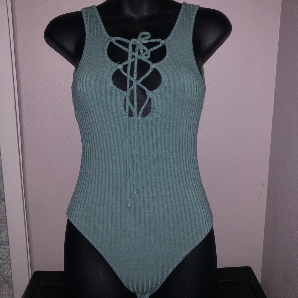 Rich blue bodysuit